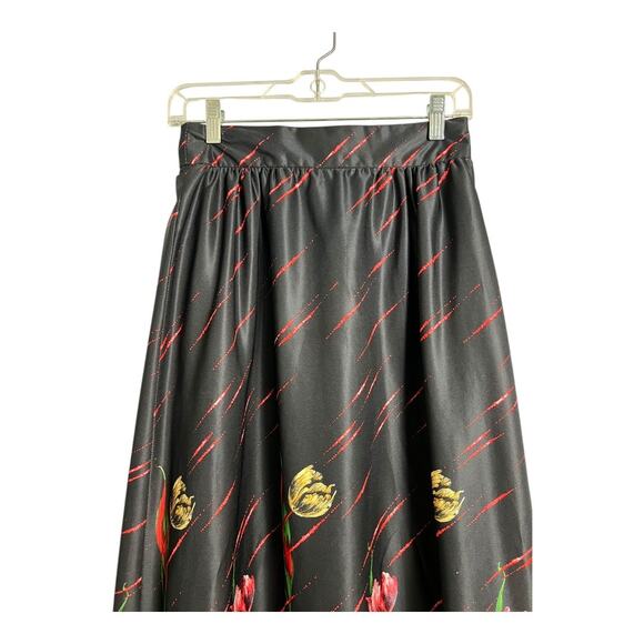 Vintage Hand Made Womens Maxi skirt Floral Cottage S Boho - Picture 2 of 5